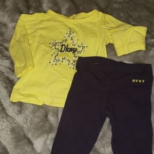 DKNY Two Piece Pants Set for Baby Girl
